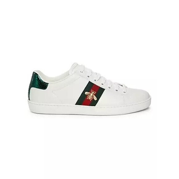 Gucci Ace Bee Embroidered Sneakers - Picture 1 of 10